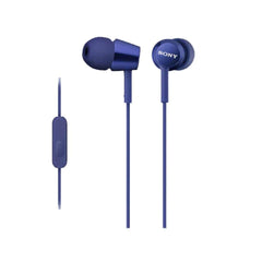 Sony In-Ear Wired Headphones Blue Sony MDR-EX150AP Comfortable Secure Fit In-Ear Headphones
