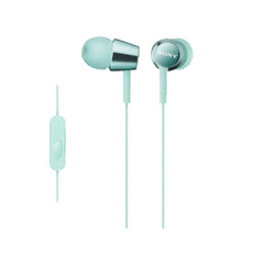 Sony In-Ear Wired Headphones Light Blue Sony MDR-EX150AP Comfortable Secure Fit In-Ear Headphones