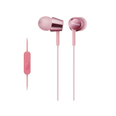 Sony In-Ear Wired Headphones Light Pink Sony MDR-EX150AP Comfortable Secure Fit In-Ear Headphones