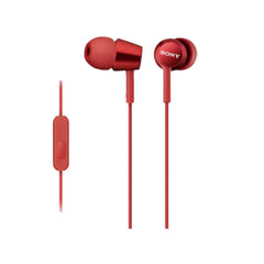 Sony In-Ear Wired Headphones Red Sony MDR-EX150AP Comfortable Secure Fit In-Ear Headphones