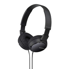 Sony On-Ear Wired Headphones Black Sony MDR-ZX110 Stereo On-Ear Wired Headphones