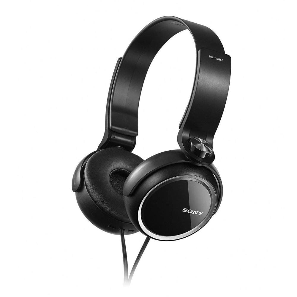Sony On-Ear Wired Headphones Sony MDR XB250 Extra Bass On Ear Headphones