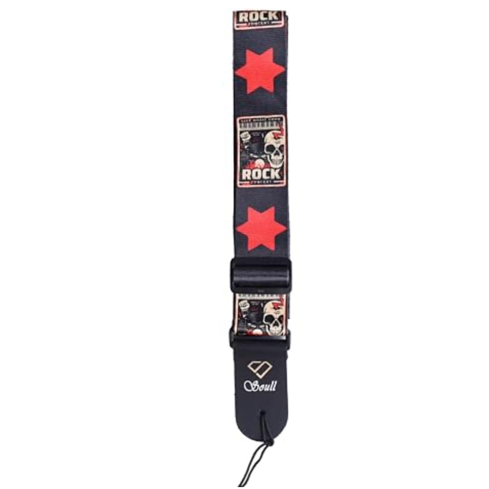soull guitar straps rock soull sgs-10 guitar strap    #color_rock