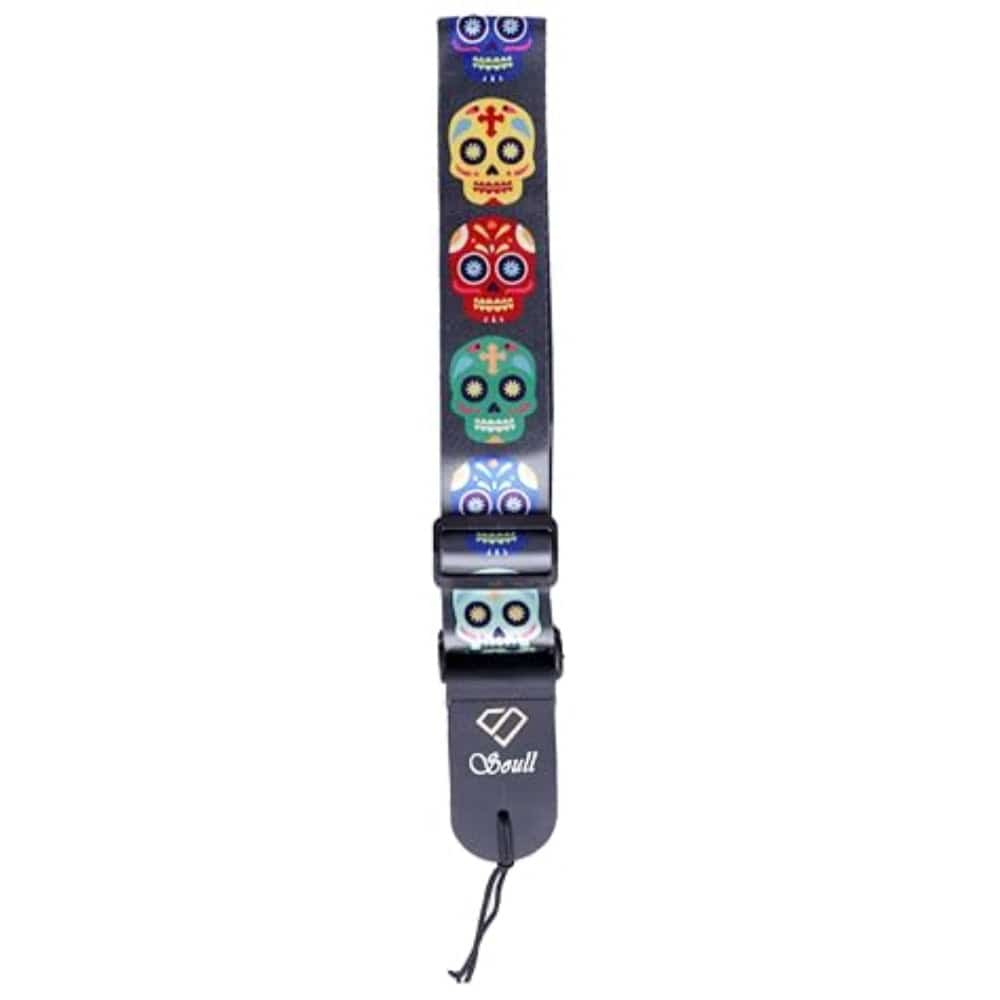 soull guitar straps skull soull sgs-10 guitar strap    #color_skull