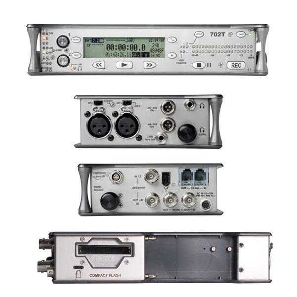 Sound Devices Portable Field Recorders Sound Devices 702T Two-Track Portable Audio Recorder