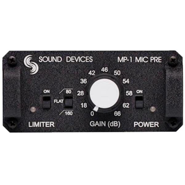 sound devices pre amps sound devices mp-1 portable microphone preamplifier