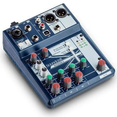 Soundcraft Analog Mixers Soundcraft Notepad 5 5 Channel Desktop Analog Mixer with USB