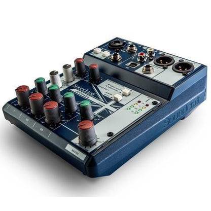 soundcraft analog mixers soundcraft notepad 5 5 channel desktop analog mixer with usb