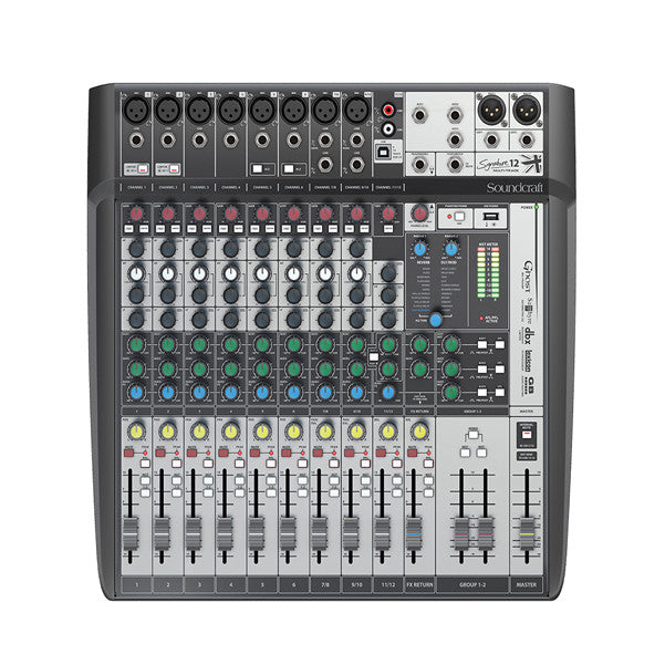 Soundcraft Analog Mixers Soundcraft Signature 12 MTK Analog Mixer