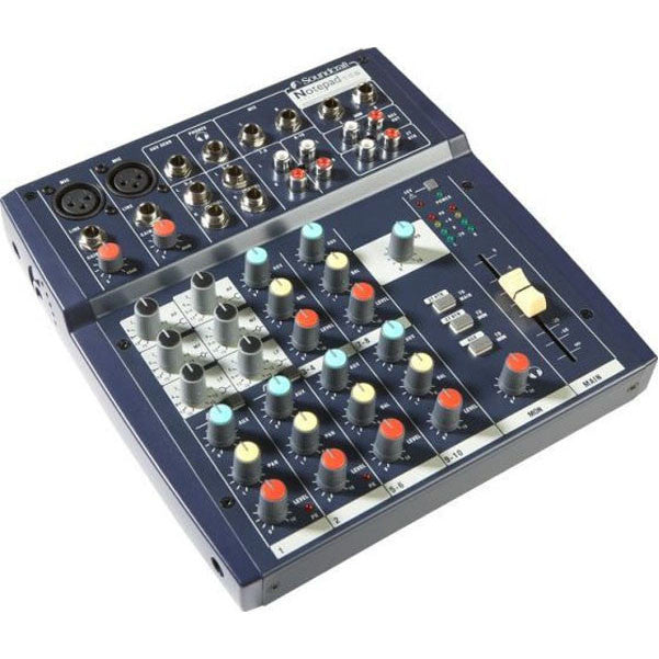 soundcraft pa systems soundcraft notepad 102 mixer