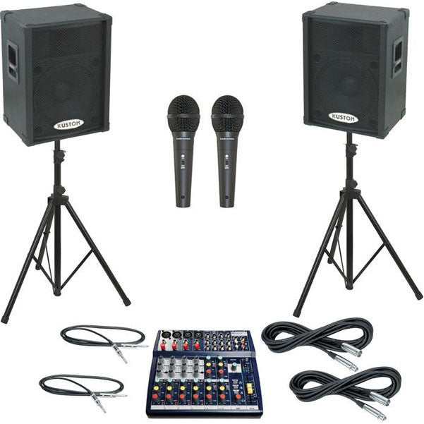 soundcraft pa systems soundcraft notepad 124 / kpc15p pa package