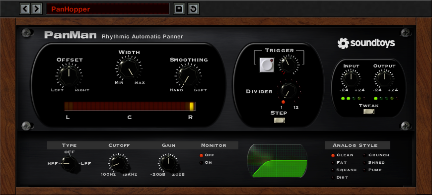 Soundtoys Virtual Processors SoundToys PanMan 5 Effect Plug-In