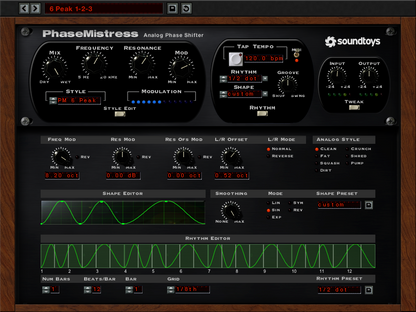 Soundtoys Virtual Processors SoundToys PhaseMistress 5 Effect Plug-In