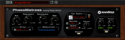 Soundtoys Virtual Processors SoundToys PhaseMistress 5 Effect Plug-In