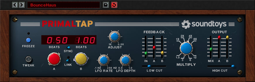 Soundtoys Virtual Processors SoundToys PrimalTap 5 Effect Plug-In