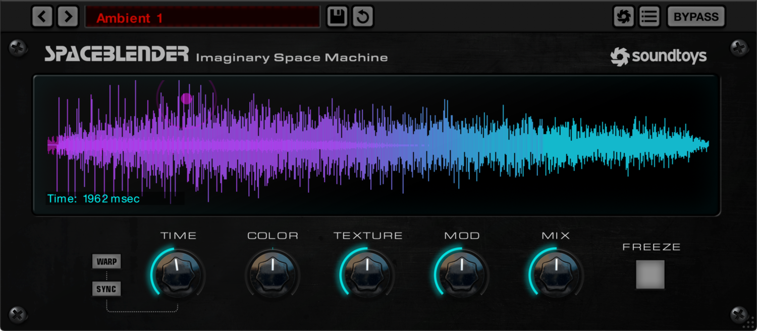 Soundtoys Virtual Processors SoundToys SpaceBlender 5 Effect Plug-In