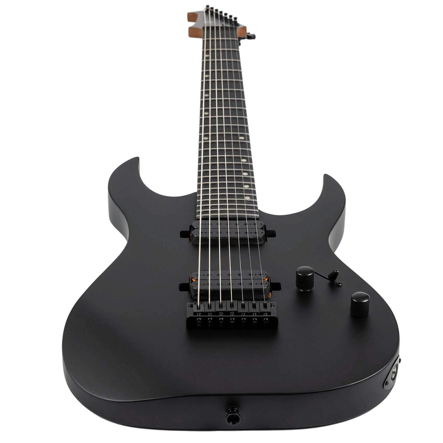 Spire Electric Guitars Black Satin Spira S-407 Powerful Stylish Yet Understated 7 String Electric Guitar 