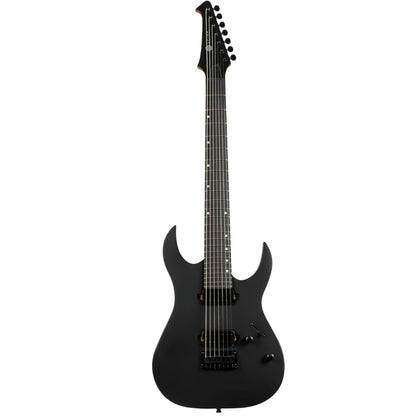 Spire Electric Guitars Black Satin Spira S-407 Powerful Stylish Yet Understated 7 String Electric Guitar 