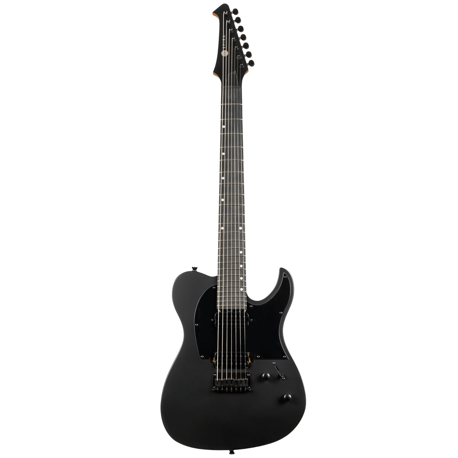 Spire Electric Guitars Black Satin Spira T-407 7 String Electric Guitar