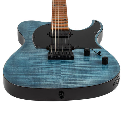 Spire Electric Guitars Trans Blue Gloss Spira T-450 Stunning Reinvention of the Classic T-Style 6 String Electric Guitar