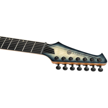 Spire Electric Guitars Trans Grey and Fireburst Spira S-507 QGY E 7 String Electric Guitar