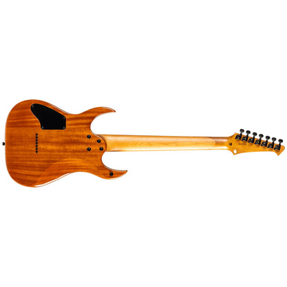Spire Electric Guitars Trans Grey and Fireburst Spira S-507 QGY E 7 String Electric Guitar