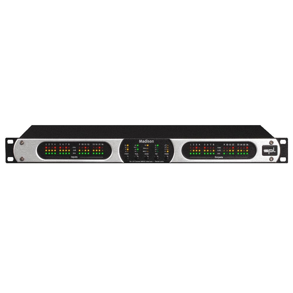 spl audio interfaces spl madison 16+16 channel ad/da converter and madi interface