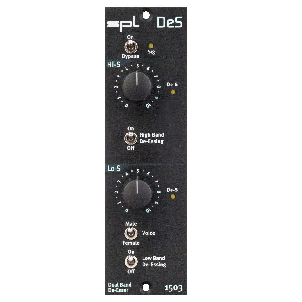 SPL Signal Processors SPL DeS Dual Band De Esser 500 Series Modules