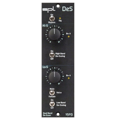 SPL Signal Processors SPL DeS Dual Band De Esser 500 Series Modules