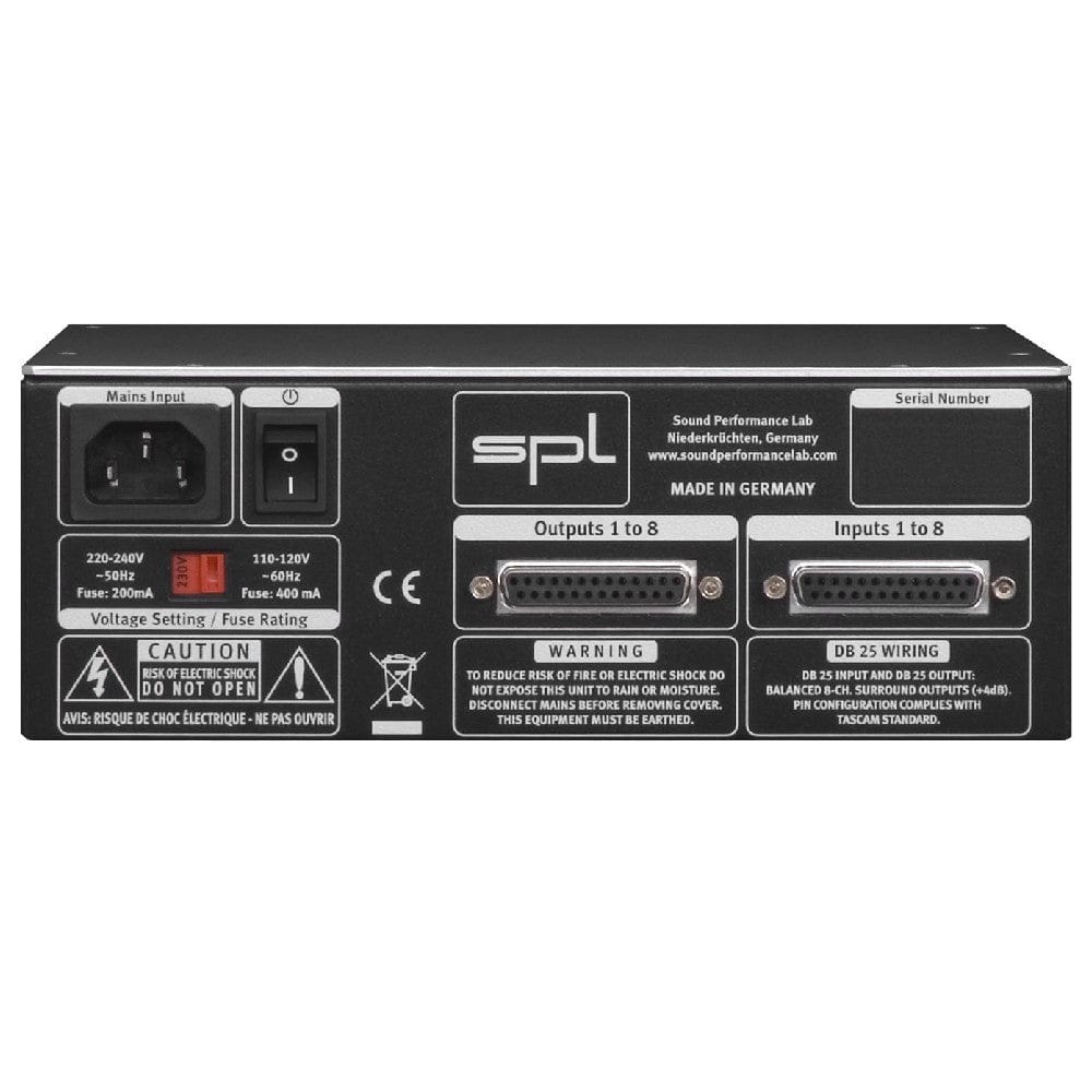 SPL Studio Monitor Controllers SPL Volume 8 8 Channel Volume Controller