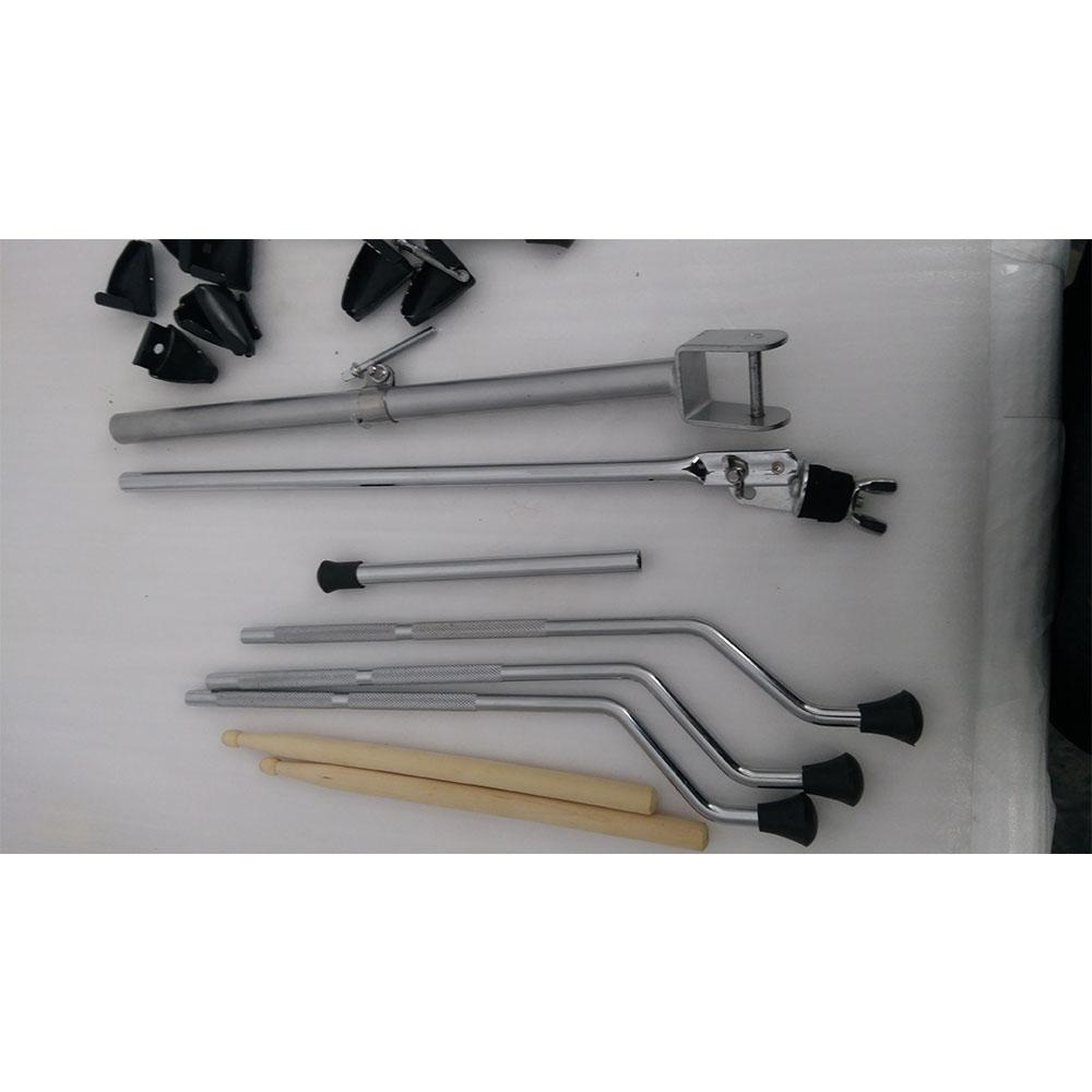 stagg acoustic drum kits stagg tim jr 5/16 5-piece junior drum set with cymbals, throne, sticks - open box b stock