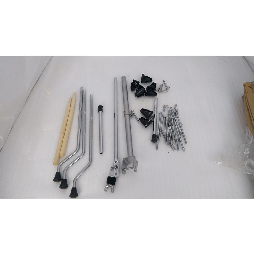 stagg acoustic drum kits stagg tim jr 5/16 5-piece junior drum set with cymbals, throne, sticks - open box b stock