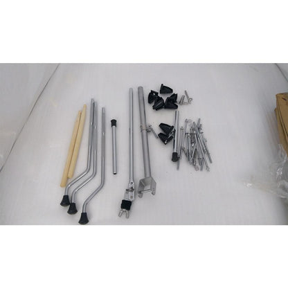 stagg acoustic drum kits stagg tim jr 5/16 5-piece junior drum set with cymbals, throne, sticks - open box b stock