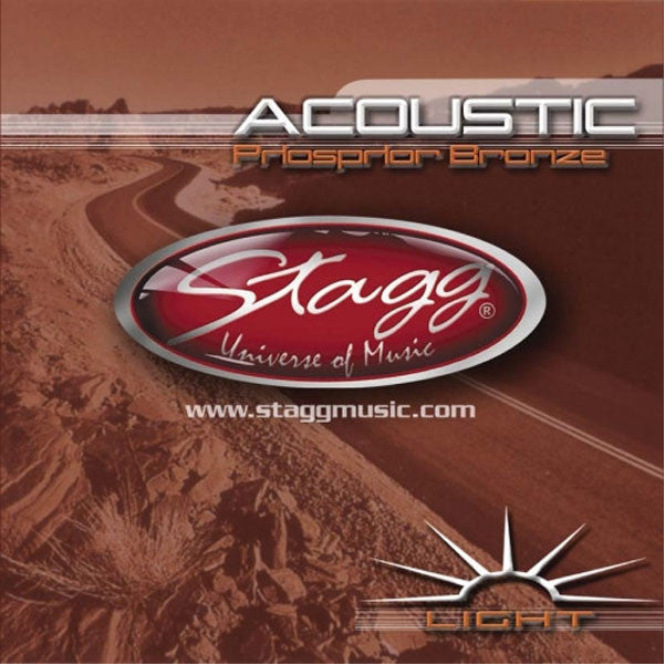 stagg acoustic guitar strings stagg ac-1254-ph phosphor bronze string set
