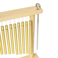 Stagg Bar Chimes Stagg PCH120-WF Single Row 20 Bars in Wooden Frame with Striker Pipe Chimes