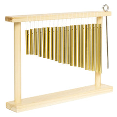 Stagg Bar Chimes Stagg PCH120-WF Single Row 20 Bars in Wooden Frame with Striker Pipe Chimes