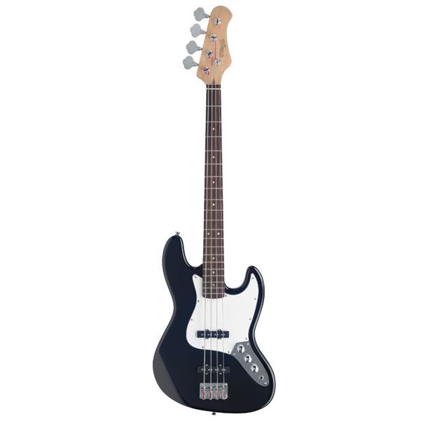 Stagg Bass Guitars Black Stagg B300 Standard J 4-String Electric Bass Guitar