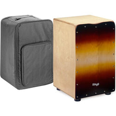 Stagg Cajons Sunburst Stagg CAJ-50M Standard Size Birch Cajon