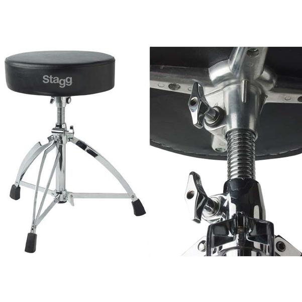 stagg drum thrones stagg dt-220r drum throne