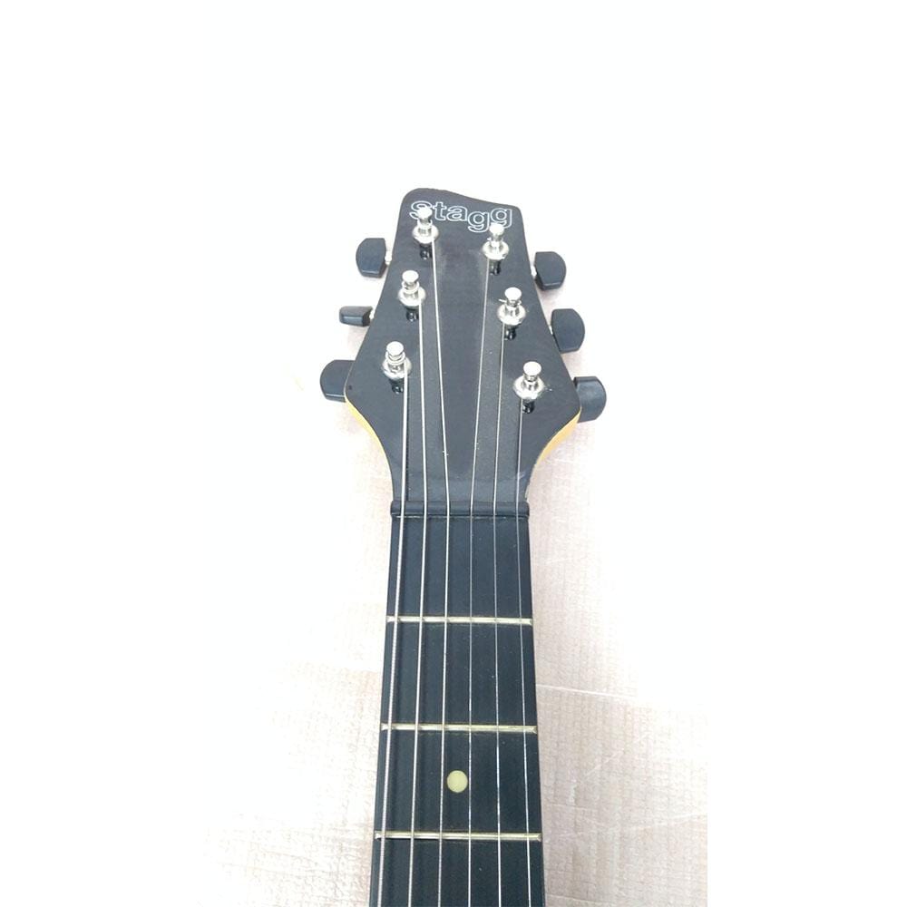 Stagg Electric Guitars Stagg Junior Electric Guitar With Built In Amplification - Black - Open Box B Stock