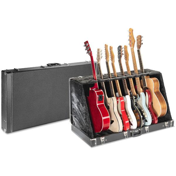 stagg guitar stand cases stagg gdc-8 universal guitar stand case for 8 electric guitars