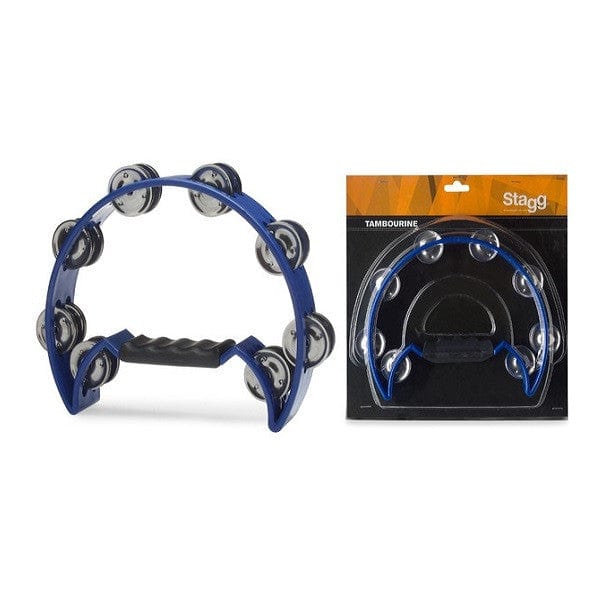 Stagg Hand Percussions Blue Stagg TAB-2 Cutaway Tambourine