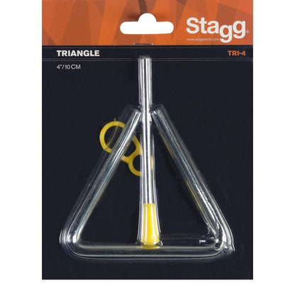 stagg hand percussions stagg tri tringle with beater    