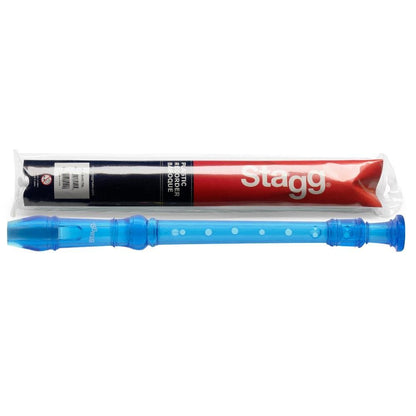 Stagg Method Books Trans Blue Stagg REC BAR TBL Baroque Descant Recorder