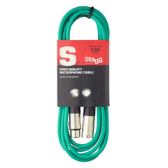 Stagg Microphone Cables Stagg SMC3 3m XLR Male to XLR Female Microphone Cable