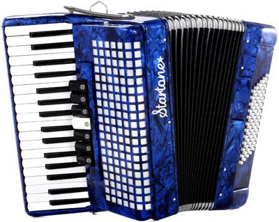 startone accordions startone piano accordion 72 blue