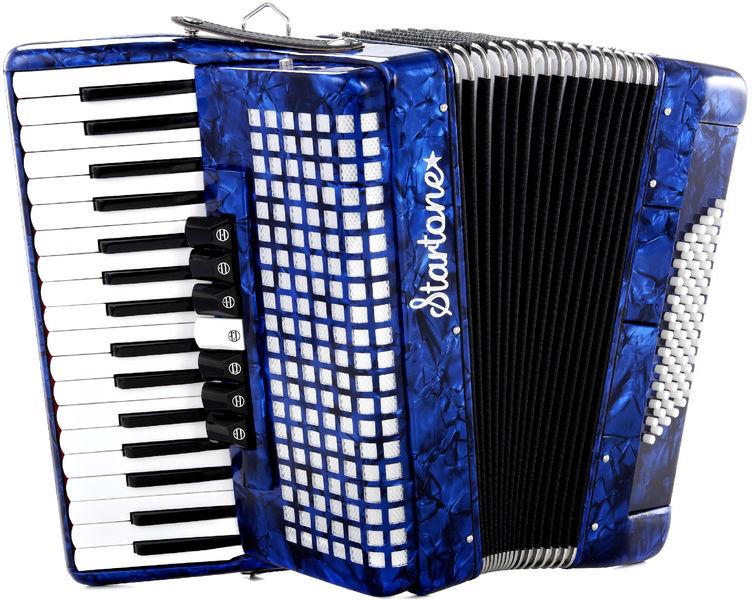 startone accordions startone piano accordion 72 blue
