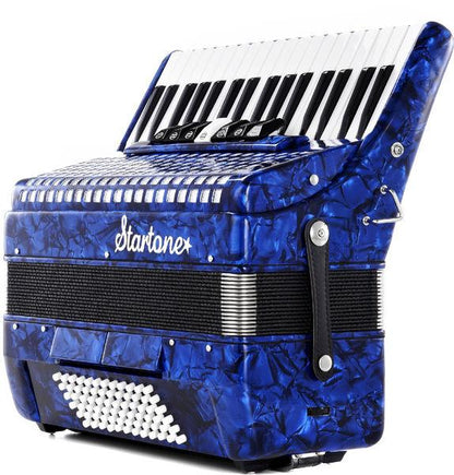 startone accordions startone piano accordion 72 blue
