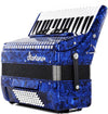 Startone Accordions Startone Piano Accordion 72 Blue