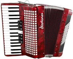 Startone Accordions Startone Piano Accordion 72 Red